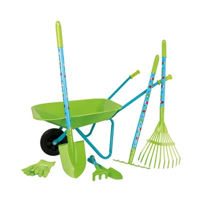 Small Foot Garden set, with cart, 7 pieces
