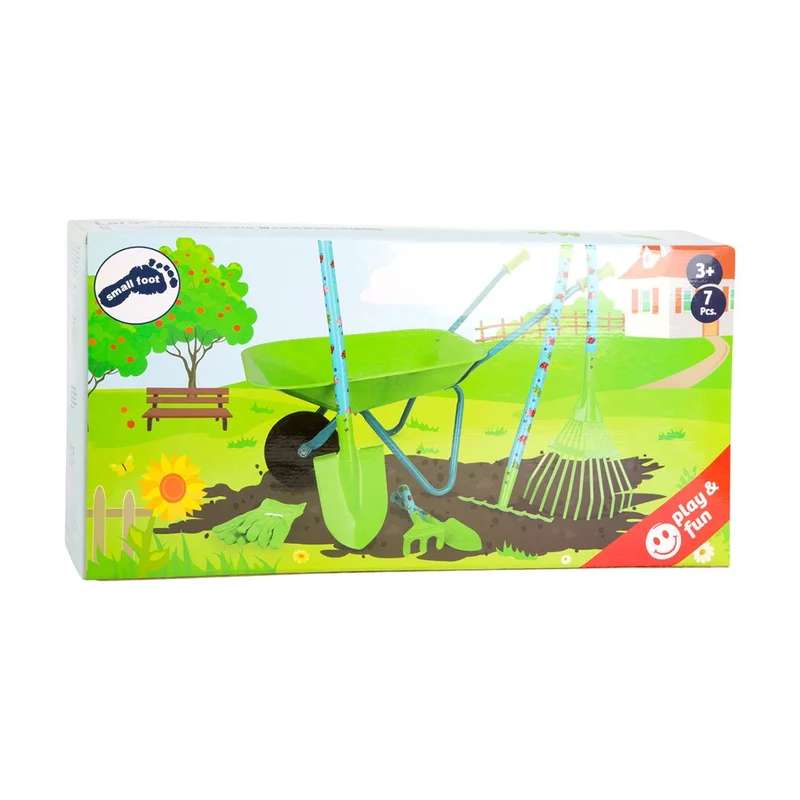 Small Foot Garden set, with cart, 7 pieces