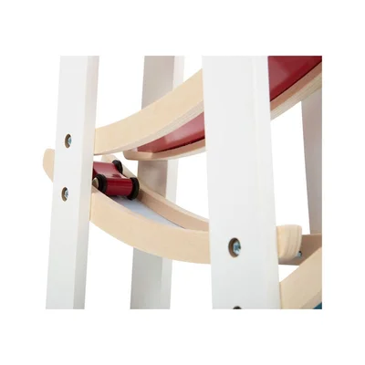 Small Foot Race Track, Wooden, with Four Cars, 25 x 10 x 27 cm