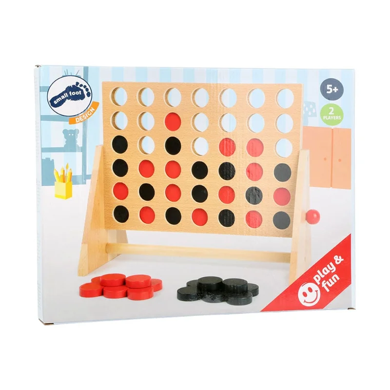 Small Foot Game 4 in a Row, wooden