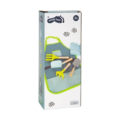 Small Foot Apron with garden tools