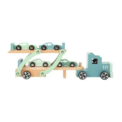 Small Foot Car transporter Chicago, wooden