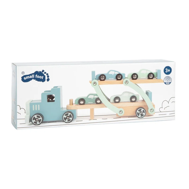 Small Foot Car transporter Chicago, wooden