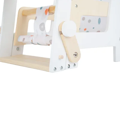 Small Foot High Chair for Dolls, wooden, 26 x 28 x 48 cm