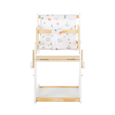 Small Foot High Chair for Dolls, wooden, 26 x 28 x 48 cm
