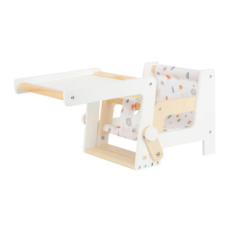Small Foot High Chair for Dolls, wooden, 26 x 28 x 48 cm