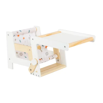 Small Foot High Chair for Dolls, wooden, 26 x 28 x 48 cm