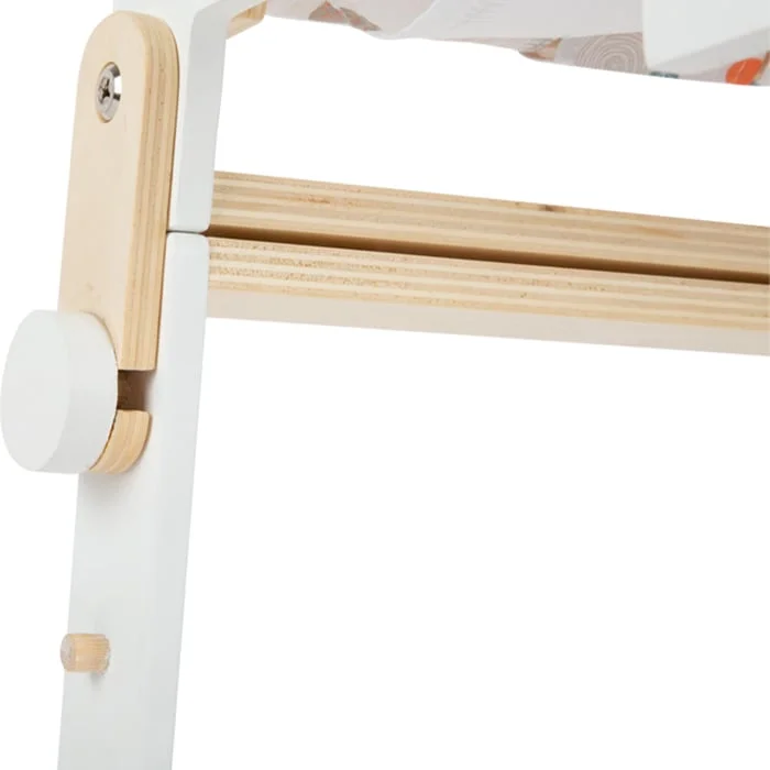 Small Foot High Chair for Dolls, wooden, 26 x 28 x 48 cm