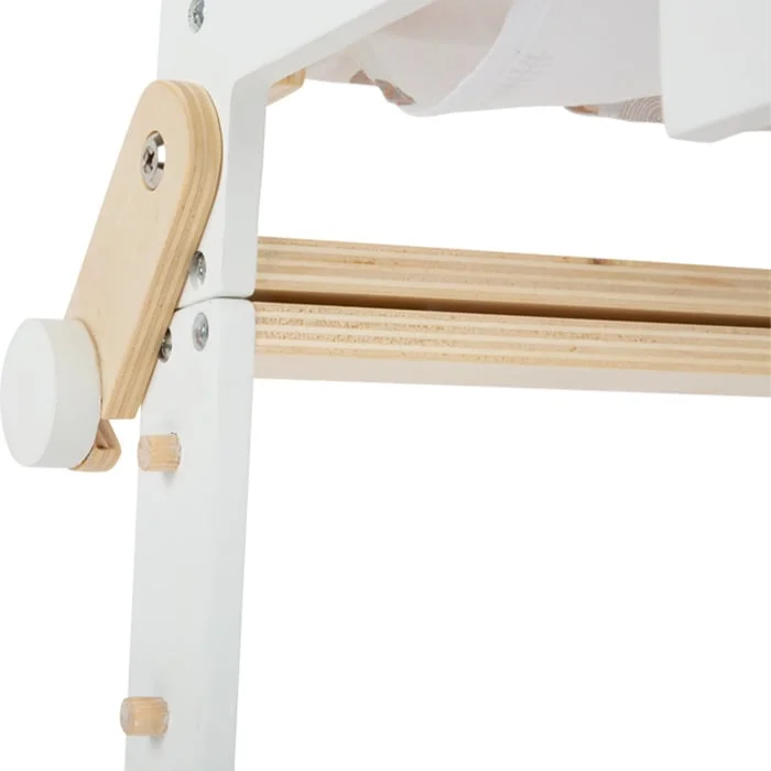 Small Foot High Chair for Dolls, wooden, 26 x 28 x 48 cm