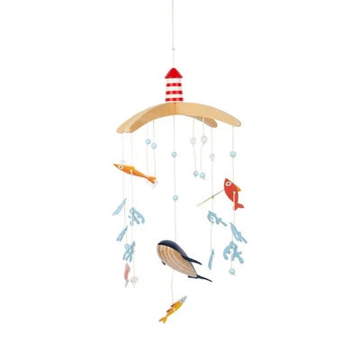Small Foot Carousel Ocean, wooden, 25 x 25 x 40 cm