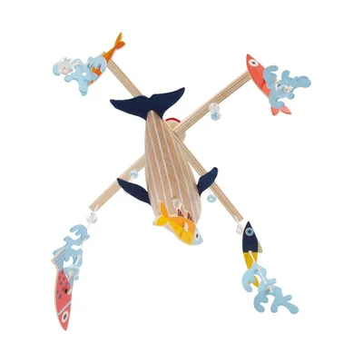 Small Foot Carousel Ocean, wooden, 25 x 25 x 40 cm