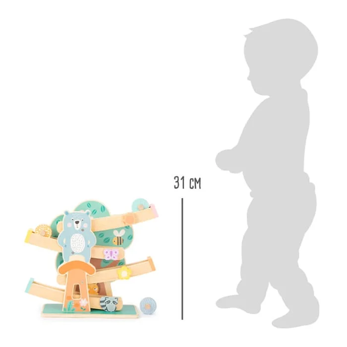 Small Foot Ball track, with animals, wooden
