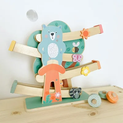Small Foot Ball track, with animals, wooden