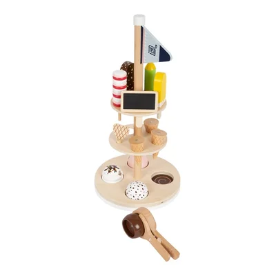 Small Foot Ice cream stand, with accessories, wooden