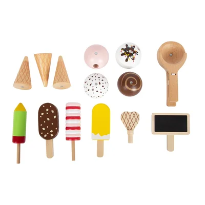 Small Foot Ice cream stand, with accessories, wooden