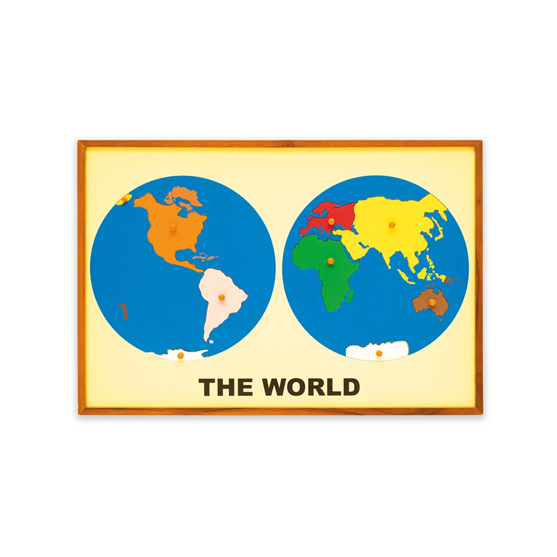 Nowa Szkola Puzzle World Map – Continents