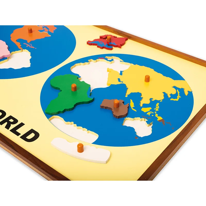 Nowa Szkola Puzzle World Map – Continents