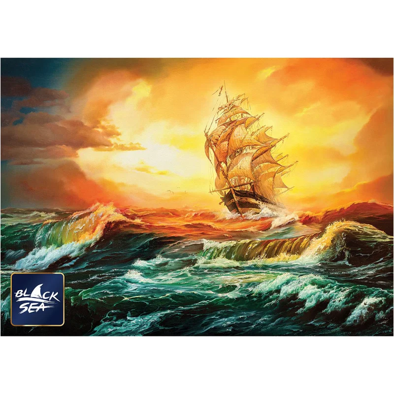 Puzzle Black Sea - Eye of the storm, 1000 pieces