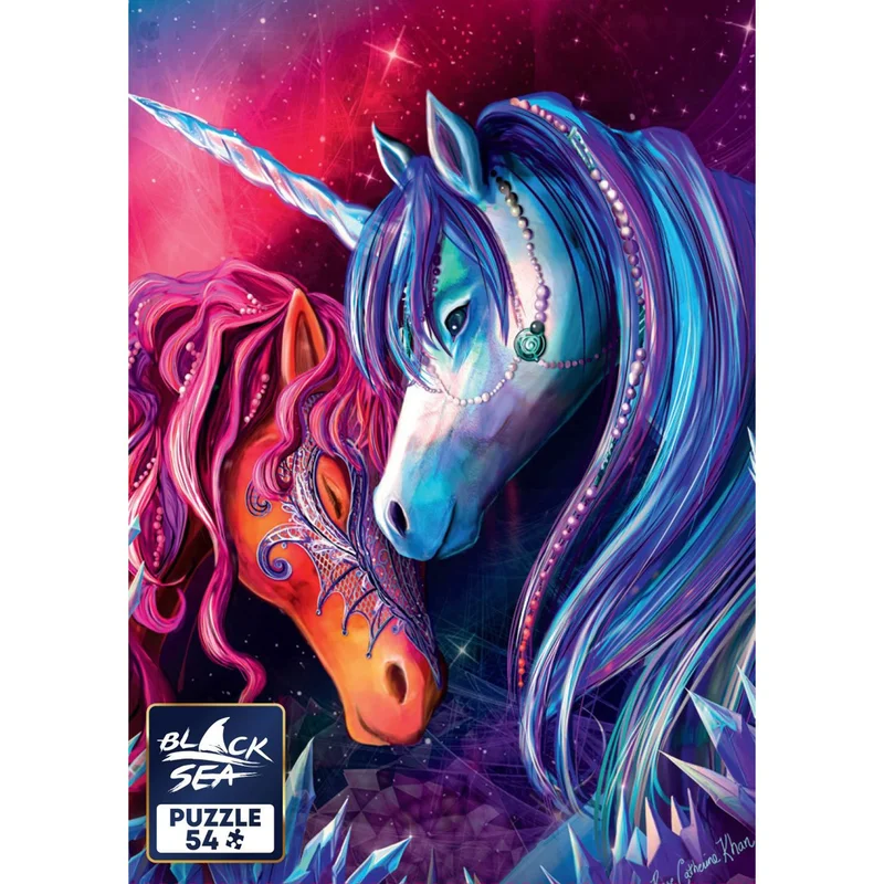 Mini Puzzle Black Sea - Fairy Tale Love, 54 pcs