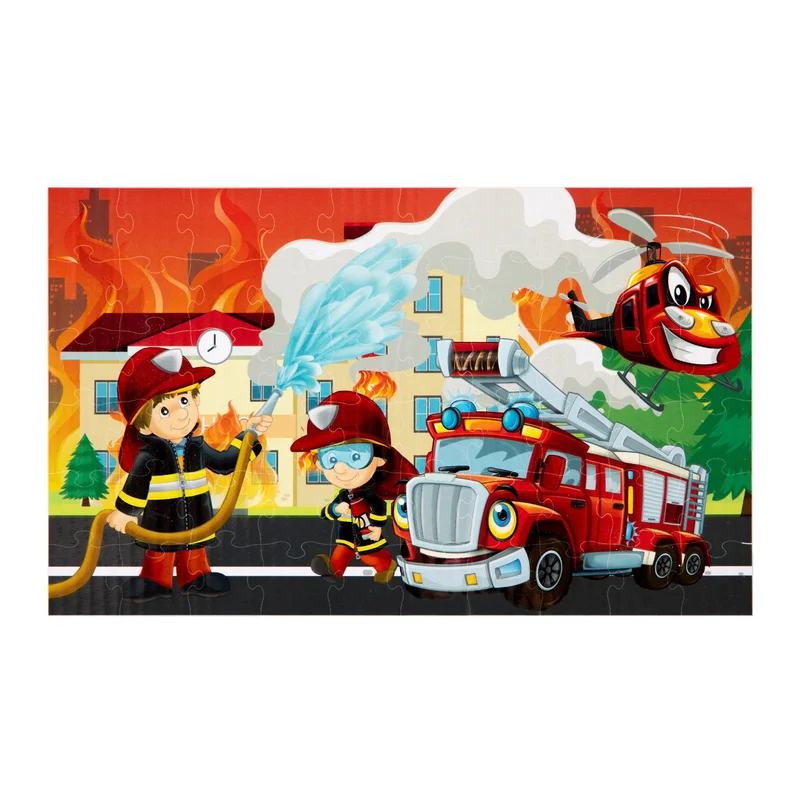 Moxy Puzzle Fire Station, 58 x 38.5 cm, 60 pcs