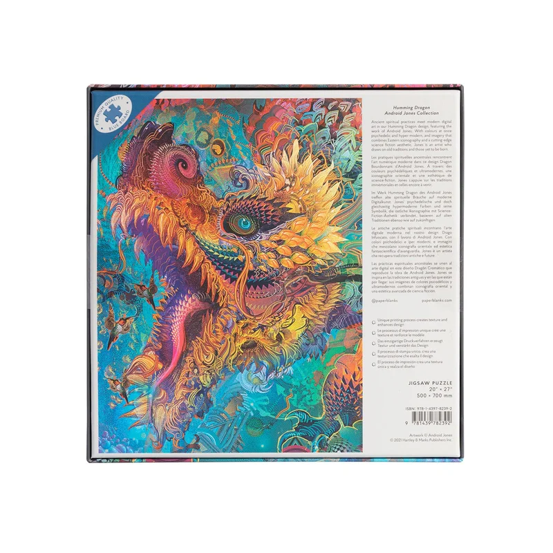 Paperblanks Puzzle Humming Dragon, 1000 pieces