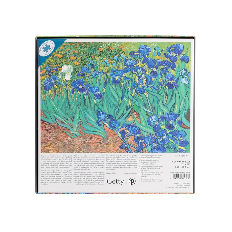 Paperblanks Puzzle Van Gogh's Irises, 1000 pieces
