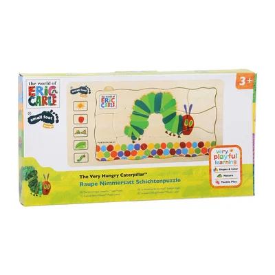 Small Foot Puzzle Hungry Caterpillar, multilayer