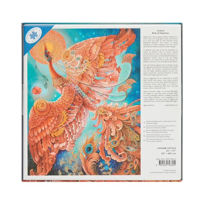 Paperblanks Puzzle Fire Bird, 1000 pieces