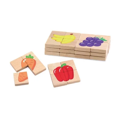 Nowa Szkola Puzzle Fruits and Vegetables, magnetic, 32 pcs