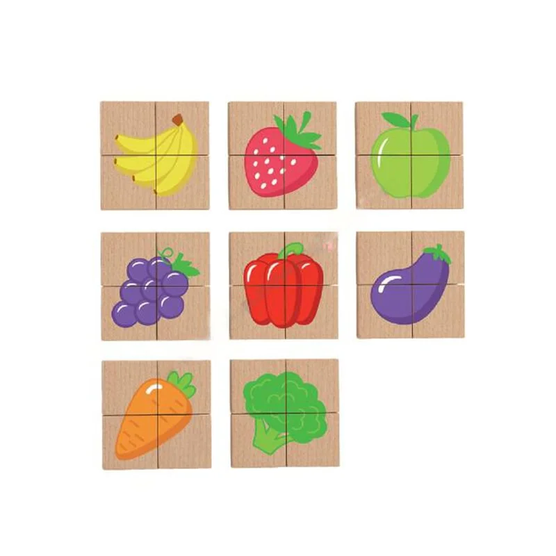 Nowa Szkola Puzzle Fruits and Vegetables, magnetic, 32 pcs