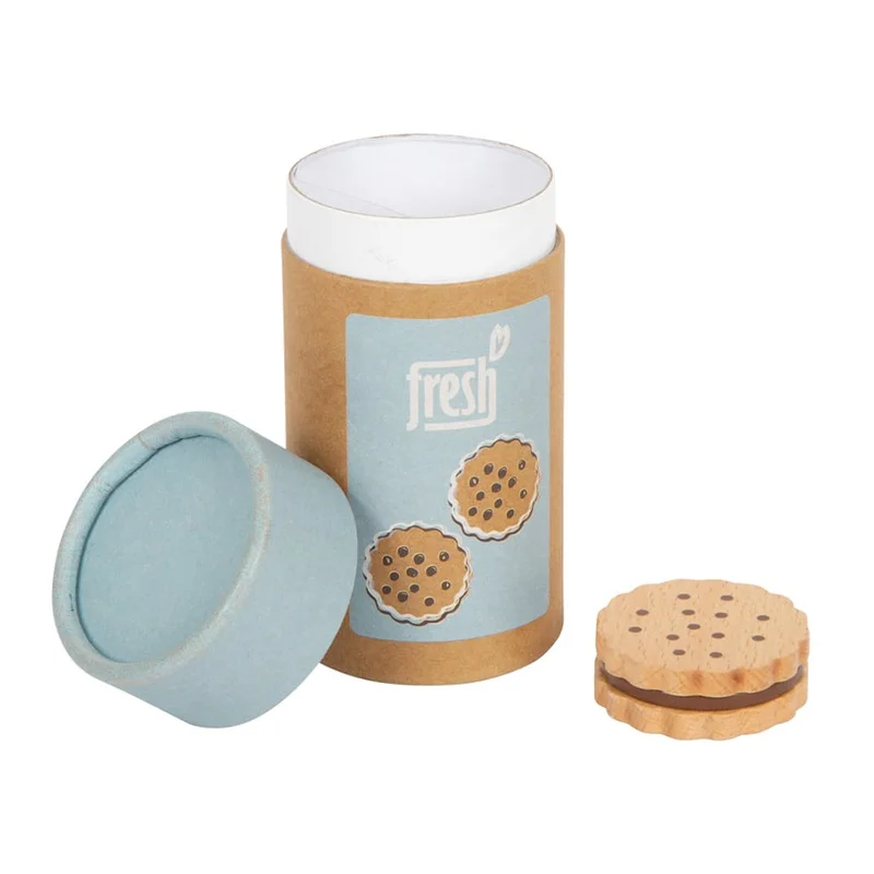 Small Foot Cookies, wooden, in box, 5 pieces