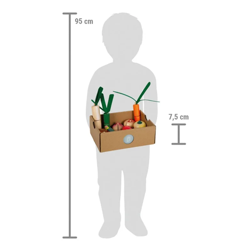 Small Foot Wooden Cutting Fruit and Vegetable Set