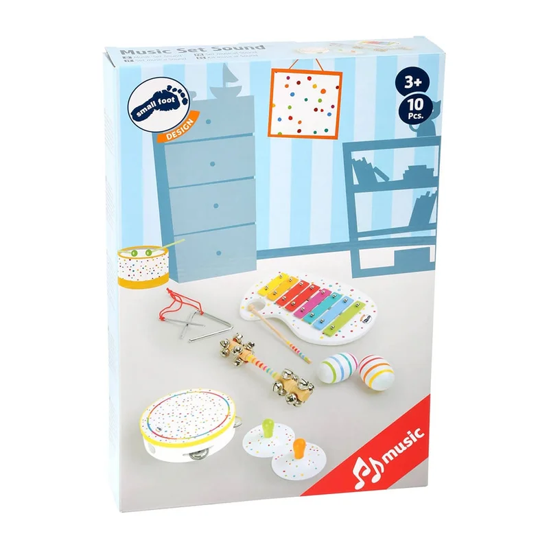 Small Foot Musical Instruments Set Sounds, 10 pcs