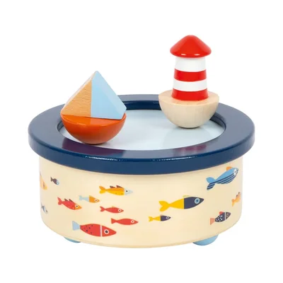 Small Foot Music Box Ocean, wooden