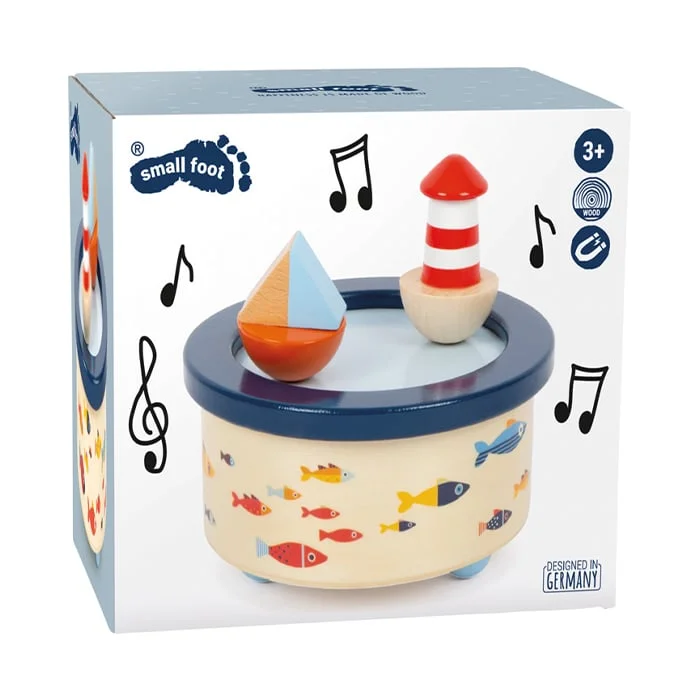 Small Foot Music Box Ocean, wooden