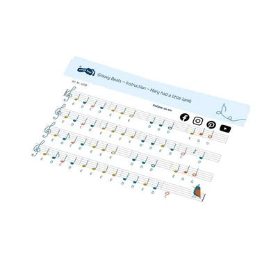 Small Foot Groovy Beats piano, wooden