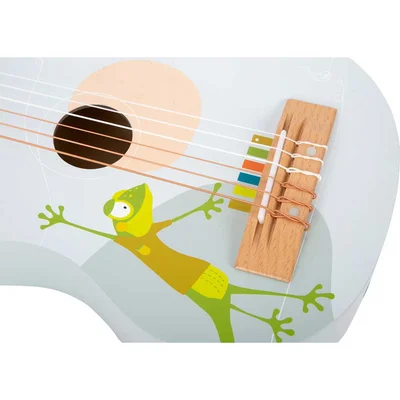 Small Foot Guitar, wooden, 63 x 22 x 6.5 cm