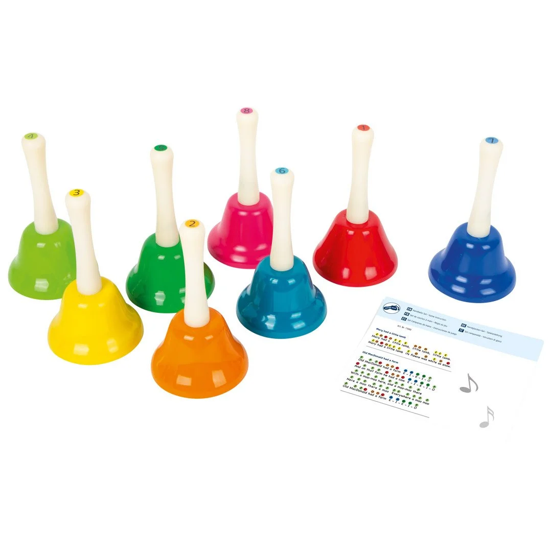 Small Foot Bell Set, with handles