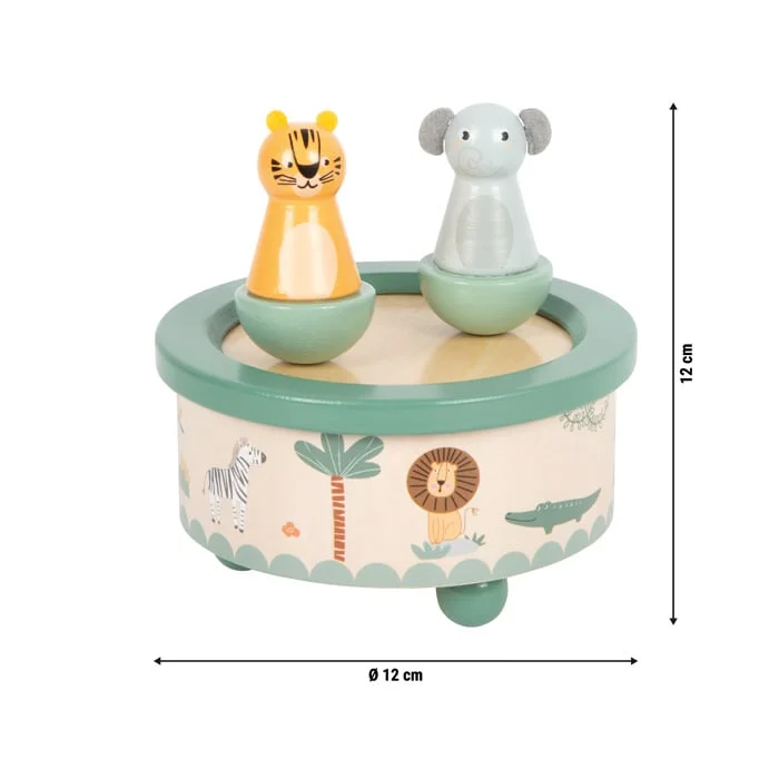Small Foot Music Box Safari, 12 х 12 х 12 cm