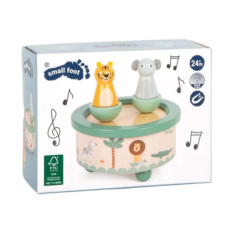 Small Foot Music Box Safari, 12 х 12 х 12 cm