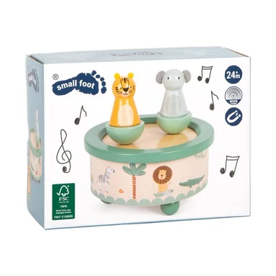 Small Foot Music Box Safari, 12 х 12 х 12 cm