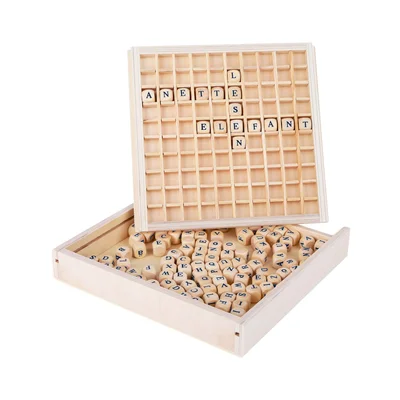 Small Foot Word-building cubes, wooden