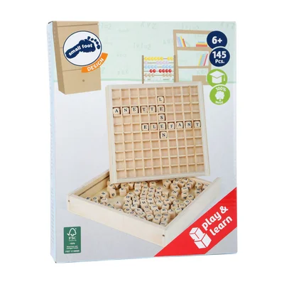 Small Foot Word-building cubes, wooden