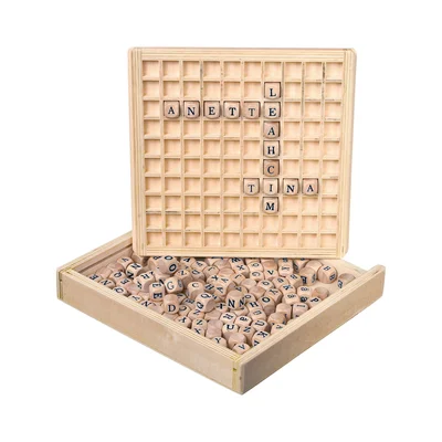 Small Foot Word-building cubes, wooden