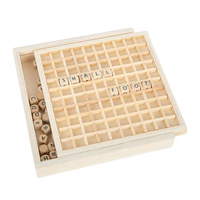 Small Foot Word-building cubes, wooden