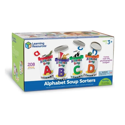 Learning Resources Alphabet Cans Sorting Set