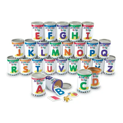 Learning Resources Alphabet Cans Sorting Set