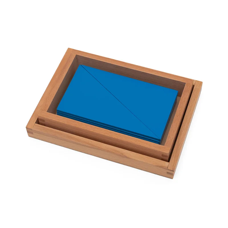 Nowa Szkola Montessori triangles, constructive, blue