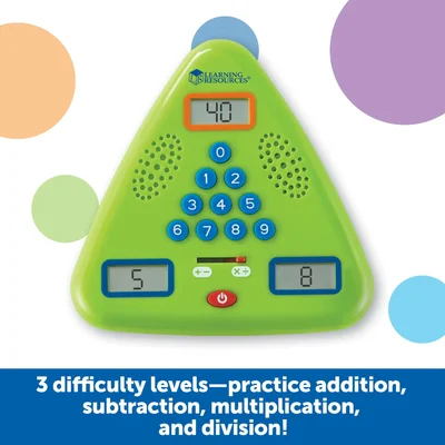 Learning Resources Electronic math flash card