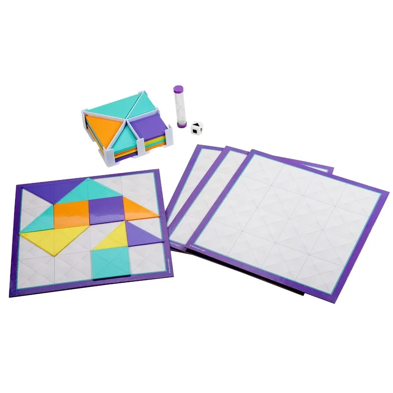 Learning Resources Game with colorful geometric shapes